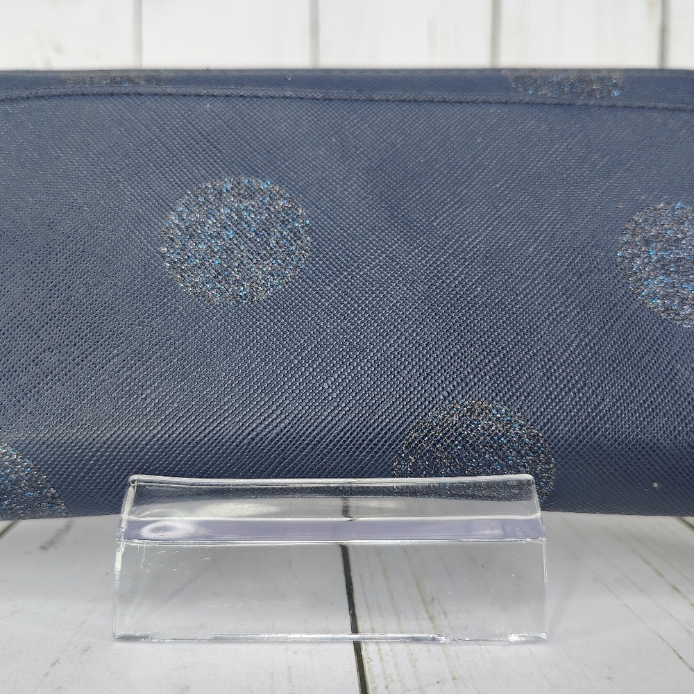 Kate Spade Haven Lane Neda Glitter Dot Zip Around Wallet - Picture 4 of 15
